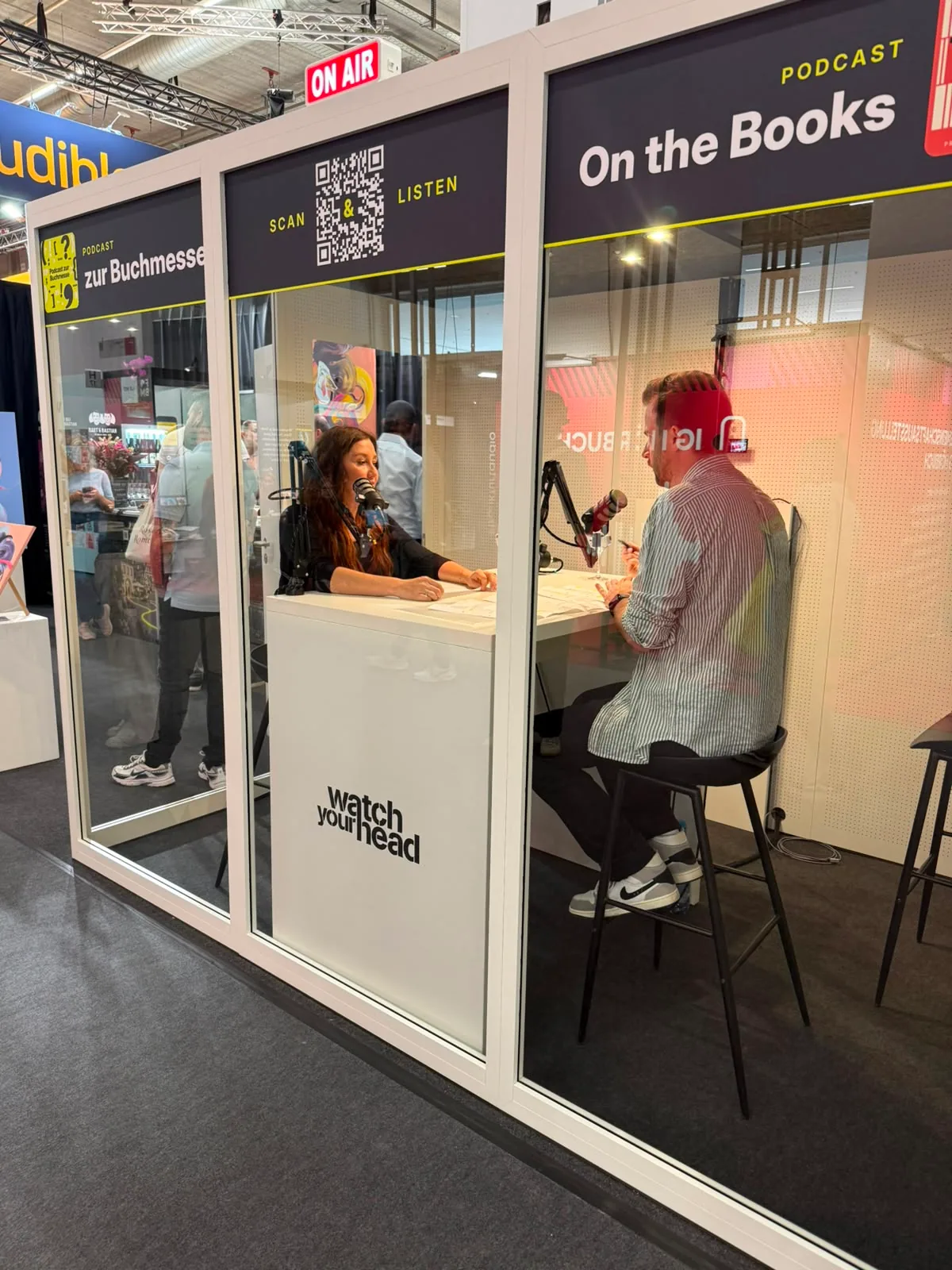 Gespräch im CastCube auf der Frankfurter Buchmesse