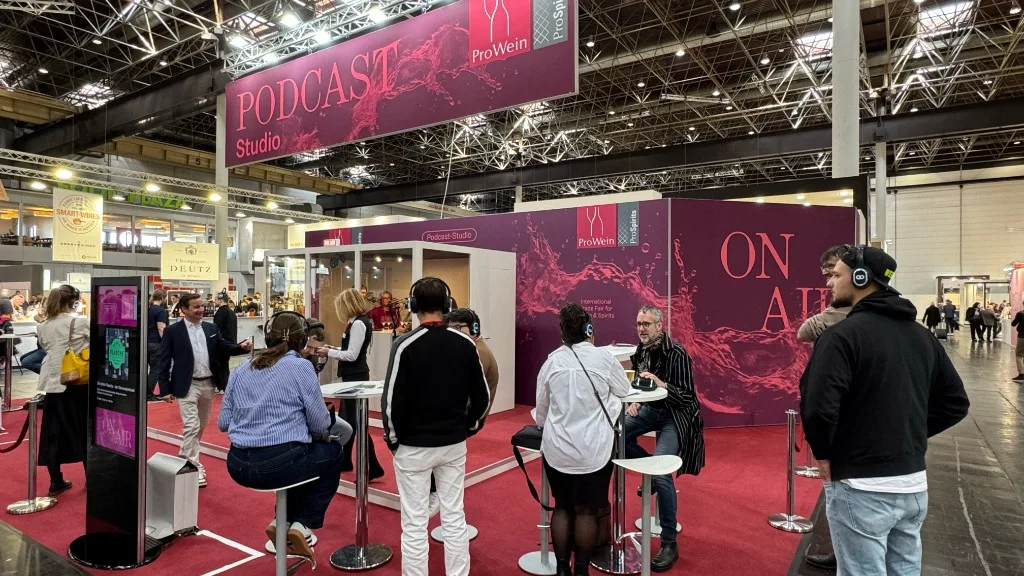CastCube Podcast-Stage auf der ProWein