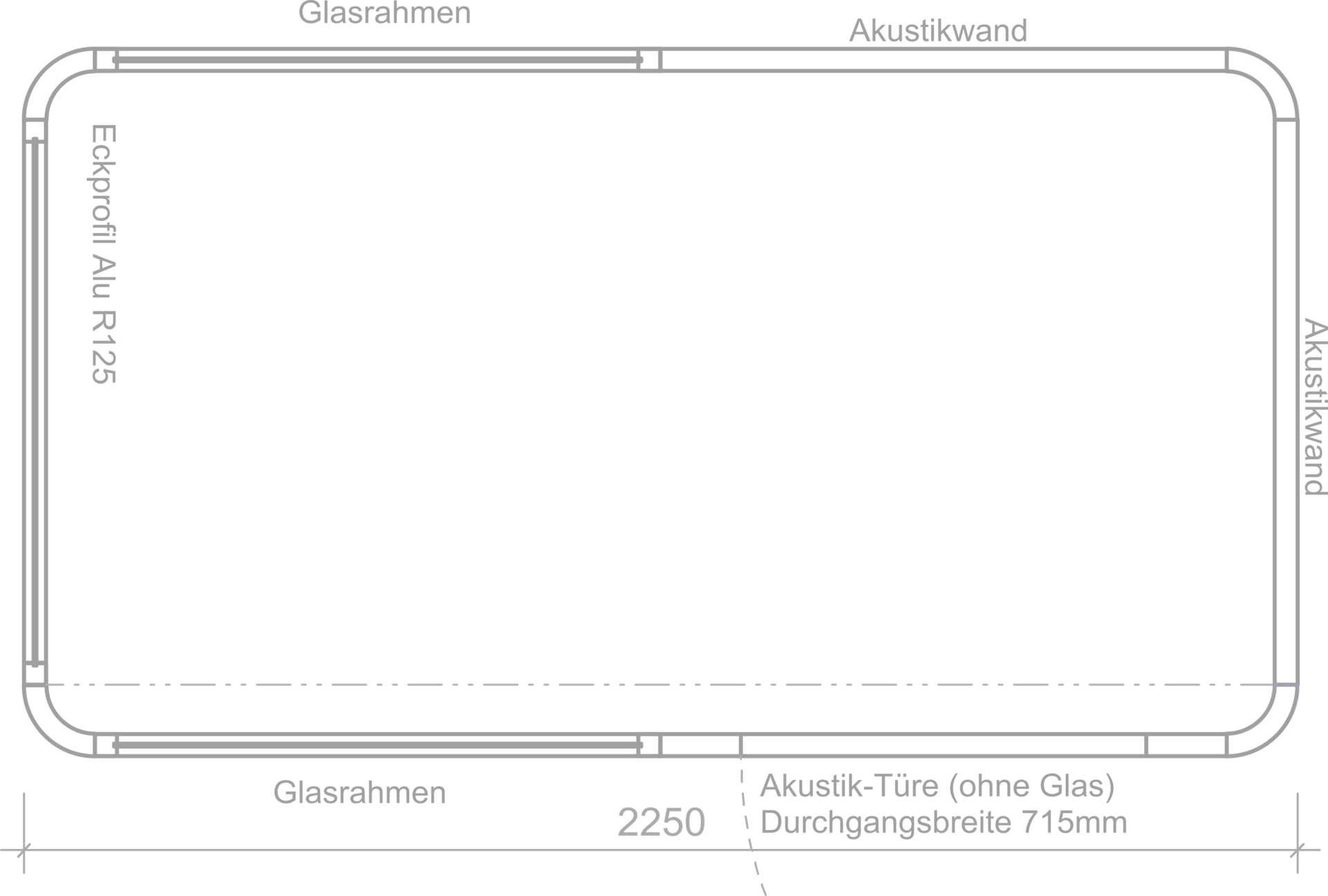 CastCube 2x1 Grundriss