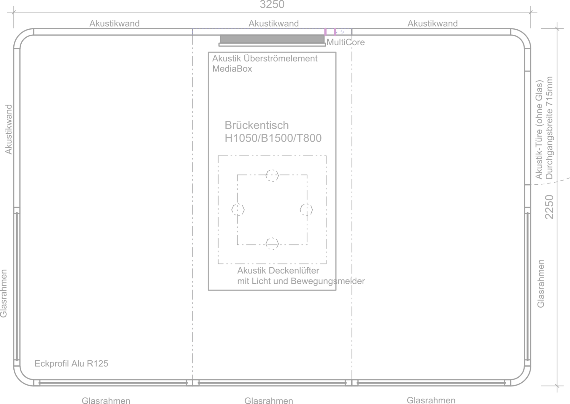 CastCube 3x2 Grundriss